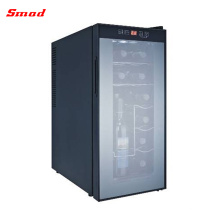 Glass Door Thermoelectric Wine Cooler Refrigerator for Home